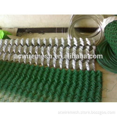 Chain Link Fencing With Round Tube Frame